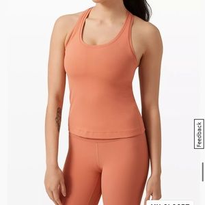 Lululemon Nulu short racerback tank